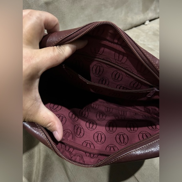 Authentic Vintage Cartier leather sling bag. Used - Picture 8 of 11